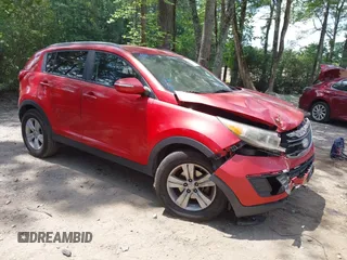 2013 Kia Sportage LX with VIN KNDPB3A25D7419422, listed as a IAAI auction lot 42593638 with 188,232 mi miles and . Bid and sale history available at DreamBid. Image 1.