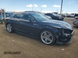 2018 Audi A5 Premium Plus with VIN WAUTNAF57JA005549, listed as a Copart auction lot 53814335 with 181,615 mi miles and Clean Title. Bid and sale history available at DreamBid. Image 4.