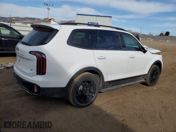 2025 Kia Telluride SX X-Line с VIN 5XYP5DGC6SG594579, выставлен на аукционе Copart как лот 48761095 с пробегом 466 миль миль и Списание • Salvage title. История ставок и продаж доступна на DreamBid. Изображение 3.