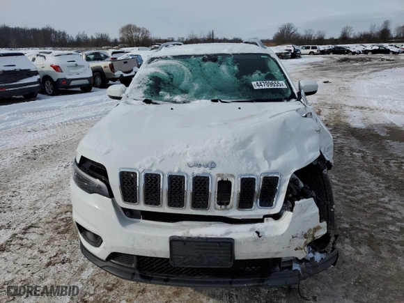 2020 Jeep Cherokee Latitude Plus with VIN 1C4PJMLB1LD530913, listed as a Copart auction lot 44709655 with 77,541 mi miles and Salvage Title. Bid and sale history available at carsss.com. Image 5.