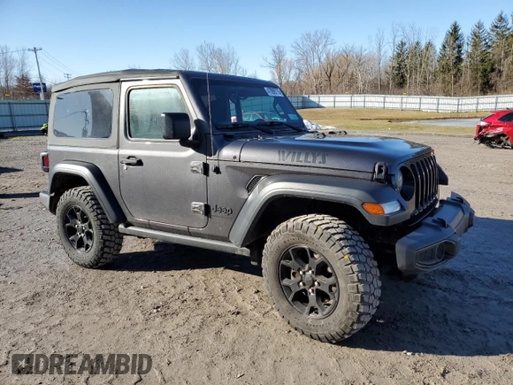 2022 Jeep Wrangler Willys Sport z VIN 1C4HJXAG8NW224898, wystawiony jako Copart lot #47899775 z przebiegiem 29 623 mil mil oraz Szkoda całkowita • Salvage title. Historia ofert i sprzedaży dostępna na DreamBid. Obrazek 4.