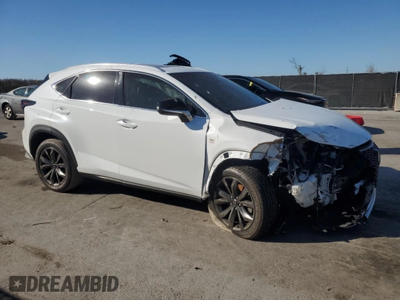 2019 Lexus NX with VIN JTJYARBZ7K2135948, listed as a Copart auction lot 45428675 with 61,523 mi miles and Non Repairable. Bid and sale history available at carsss.com. Image 4.