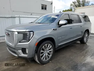 2023 GMC Yukon XL Denali with VIN 1GKS1JKL4PR349627, listed as a Copart auction lot 51690095 with 57,393 mi miles and Clean Title. Bid and sale history available at carsss.com. Image 1.