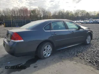 2011 Chevrolet Impala LS Fleet with VIN 2G1WF5EK0B1285055, listed as a Copart auction lot 54221105 with 110,002 mi miles and Salvage Title. Bid and sale history available at DreamBid. Image 3.