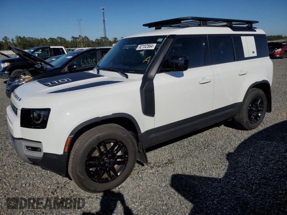 2024 Land Rover Defender S with VIN SALEJ7EU6R2309909, listed as a Copart auction lot 82152564 with 4,446 mi miles and Non repairable. Bid and sale history available at DreamBid. Image 1.