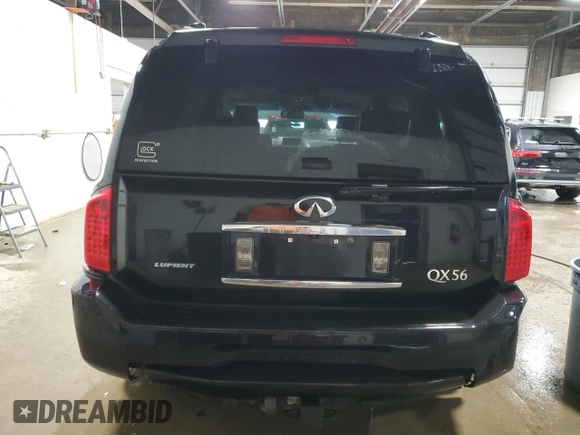 2007 Infiniti QX56 with VIN 5N3AA08C97N800618, listed as a Copart auction lot 89098995 with 170,047 mi miles and Salvage Title. Bid and sale history available at carsss.com. Image 6.