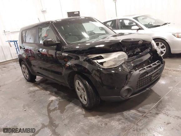 2015 Kia Soul with VIN KNDJN2A2XF7117795, listed as a IAAI auction lot 41977970 with 139,025 mi miles. Bid and sale history available at carsss.com. Image 1.