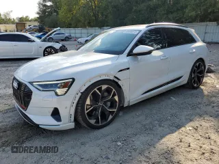 2021 Audi e-tron Prestige with VIN WA1VABGE9MB026522, listed as a Copart auction lot 68485673 with 23,448 mi miles and . Bid and sale history available at DreamBid. Image 1.
