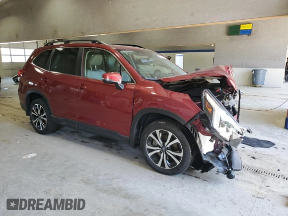 2023 Subaru Forester Limited with VIN JF2SKANC9PH449671, listed as a Copart auction lot 53366825 with 25,163 mi miles and Salvage title. Bid and sale history available at DreamBid. Image 4.
