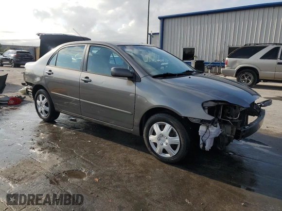 2008 Toyota Corolla CE with VIN 1NXBR32E38Z046950, listed as a Copart auction lot 55956545 with 130,946 mi miles and Salvage Title. Bid and sale history available at DreamBid. Image 4.
