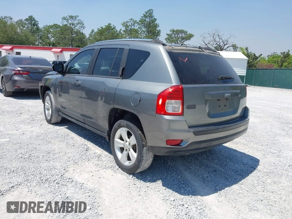 2012 Jeep Compass Sport with VIN 1C4NJCBB9CD610317, listed as a IAAI auction lot 42049138 with 127,616 mi miles and . Bid and sale history available at carsss.com. Image 3.