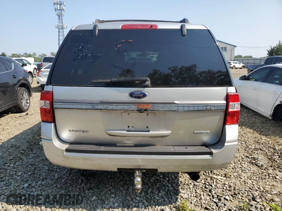 2017 Ford Expedition Max Limited с VIN 1FMJK2AT6HEA46123, выставлен на аукционе Copart как лот 59240455 с пробегом Не указан миль и Чистый • Clean title. История ставок и продаж доступна на DreamBid. Изображение 6.
