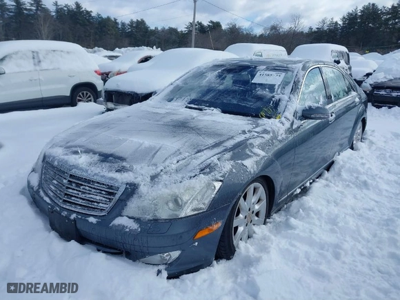 2008 Mercedes-Benz S-Class 5.5L V8 with VIN WDDNG86X78A223927, listed as a IAAI auction lot 41585625 with NaN miles. Bid and sale history available at carsss.com. Image 2.