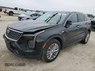 2024 Cadillac XT4 AWD Premium Luxury with VIN 1GYFZDR49RF112460, listed as a Copart auction lot 42949195 with 12,396 mi miles and Salvage Title. Bid and sale history available at carsss.com. Image 1.