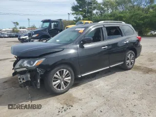 2019 Nissan Pathfinder SL z VIN 5N1DR2MM7KC629820, wystawiony jako Copart lot #69378794 z przebiegiem Nie podano mil oraz Szkoda całkowita • Salvage title. Historia ofert i sprzedaży dostępna na DreamBid. Obrazek 1.