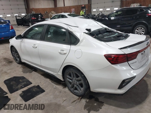 2021 Kia Forte GT-Line with VIN 3KPF34AD1ME280759, listed as a IAAI auction lot 41631235 with 60,236 mi miles and . Bid and sale history available at carsss.com. Image 3.