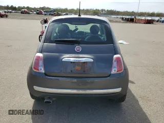 2017 FIAT 500 Lounge z VIN 3C3CFFCR9HT671517, wystawiony jako Copart lot #53749195 z przebiegiem Nie podano mil oraz Szkoda całkowita • Salvage title. Historia ofert i sprzedaży dostępna na DreamBid. Obrazek 6.