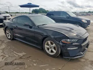 2018 Ford Mustang EcoBoost with VIN 1FA6P8TH2J5159618, listed as a Copart auction lot 60299355 with 74,616 mi miles and Salvage title. Bid and sale history available at DreamBid. Image 4.