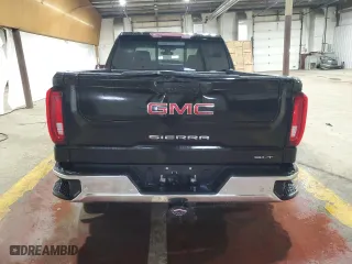 2021 GMC Sierra 1500 SLT with VIN 3GTU9DET5MG347486, listed as a Copart auction lot 48673435 with 60,027 mi miles and Salvage Title. Bid and sale history available at carsss.com. Image 6.