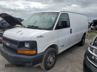 2003 Chevrolet Express Cargo with VIN 1GCGG25V931223419, listed as a Copart auction lot 76194064 with Not Provided miles and Salvage Title. Bid and sale history available at DreamBid. Image 1.