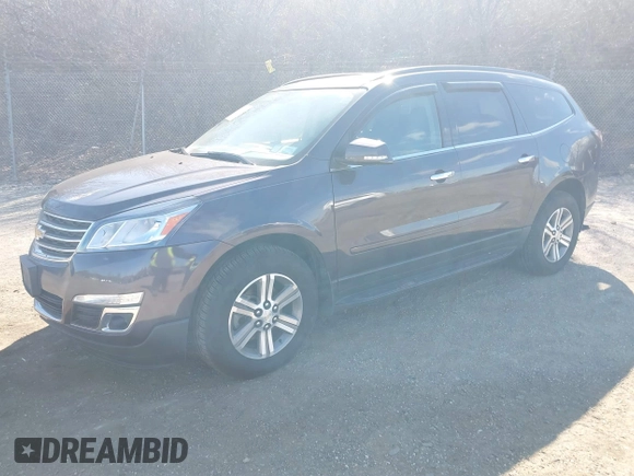 2015 Chevrolet Traverse LT with VIN 1GNKVHKD1FJ167325, listed as a IAAI auction lot 41631600 with 88,247 mi miles and . Bid and sale history available at DreamBid. Image 2.