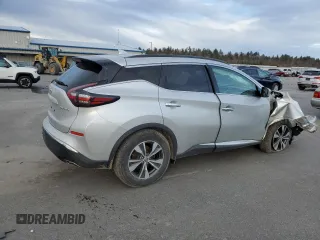 2021 Nissan Murano SV with VIN 5N1AZ2BS9MC109397, listed as a Copart auction lot 86987354 with 64,840 mi miles and Salvage Title. Bid and sale history available at DreamBid. Image 3.