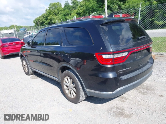 2015 Dodge Durango SXT with VIN 1C4RDJAG4FC795963, listed as a IAAI auction lot 42457196 with 161,800 mi miles and . Bid and sale history available at DreamBid. Image 3.