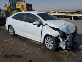 2022 Toyota Corolla LE with VIN JTDEPMAE7N3008895, listed as a Copart auction lot 48558555 with 15,417 mi miles and Salvage Title. Bid and sale history available at carsss.com. Image 4.