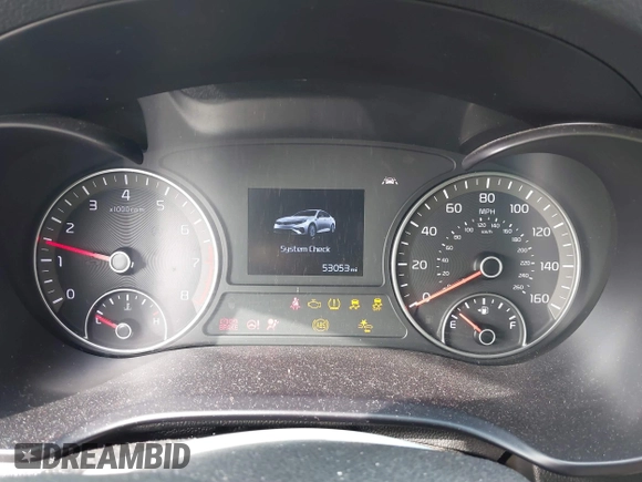 2020 Kia Optima LX with VIN 5XXGT4L36LG423025, listed as a IAAI auction lot 41526797 with 53,053 mi miles. Bid and sale history available at carsss.com. Image 7.