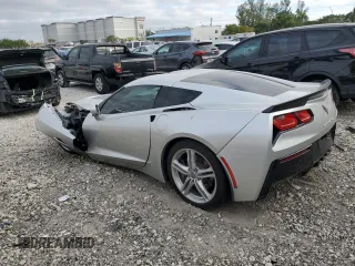 2017 Chevrolet Corvette 3LT with VIN 1G1YF2D74H5114188, listed as a Copart auction lot 41438495 with 44,569 mi miles and Clean Title. Bid and sale history available at carsss.com. Image 2.