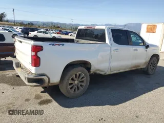 2023 Chevrolet Silverado 1500 LT with VIN 3GCUDDED7PG126242, listed as a Copart auction lot 50043135 with 33,141 mi miles and Salvage Title. Bid and sale history available at carsss.com. Image 3.