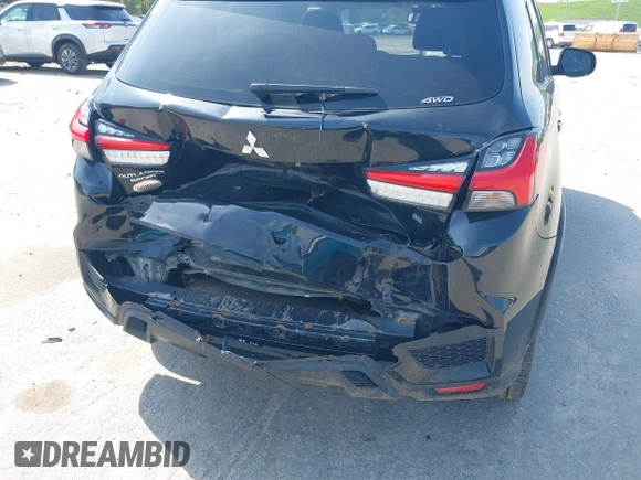 2020 Mitsubishi Outlander ES with VIN JA4AR3AU7LU014515, listed as a IAAI auction lot 42234768 with 79,273 mi miles and . Bid and sale history available at DreamBid. Image 6.