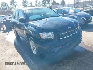 2011 Jeep Compass with VIN 1J4NF1FB6BD180447, listed as a IAAI auction lot 41575014 with 130,694 mi miles. Bid and sale history available at carsss.com. Image 1.