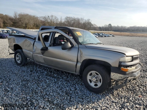 2002 Chevrolet Silverado 1500 LS with VIN 2GCEK19V921275846, listed as a Copart auction lot 85632694 with 204,150 mi miles and Salvage Title. Bid and sale history available at carsss.com. Image 4.