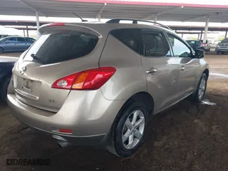 2009 Nissan Murano SL with VIN JN8AZ18U49W024565, listed as a IAAI auction lot 41874567 with 186,092 mi miles. Bid and sale history available at carsss.com. Image 4.