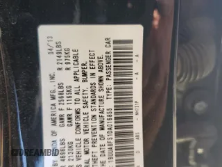 2013 Acura TL Technology z VIN 19UUA8F51DA016855, wystawiony jako Copart lot #58854655 z przebiegiem 166 034 mil mil oraz Szkoda całkowita • Salvage title. Historia ofert i sprzedaży dostępna na DreamBid. Obrazek 13.