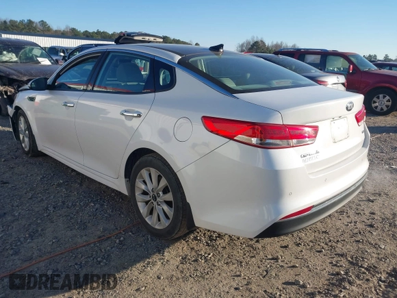 2016 Kia Optima EX with VIN 5XXGU4L36GG008399, listed as a IAAI auction lot 41239371 with 115,150 mi miles. Bid and sale history available at carsss.com. Image 3.