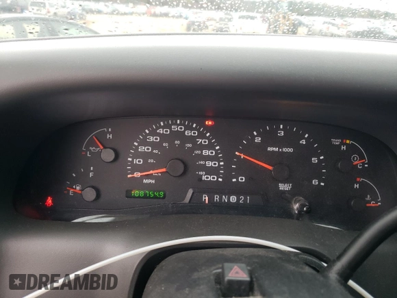 2002 Ford Super Duty F-250 XL with VIN 1FTNF21LX2EC88186, listed as a Copart auction lot 79945464 with 108,754 mi miles and Salvage Title. Bid and sale history available at carsss.com. Image 9.