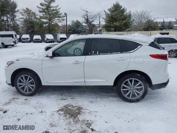 2024 Acura RDX w/Technology Package with VIN 5J8TC2H50RL024506, listed as a IAAI auction lot 41269206 with 4,279 mi miles. Bid and sale history available at carsss.com. Image 14.