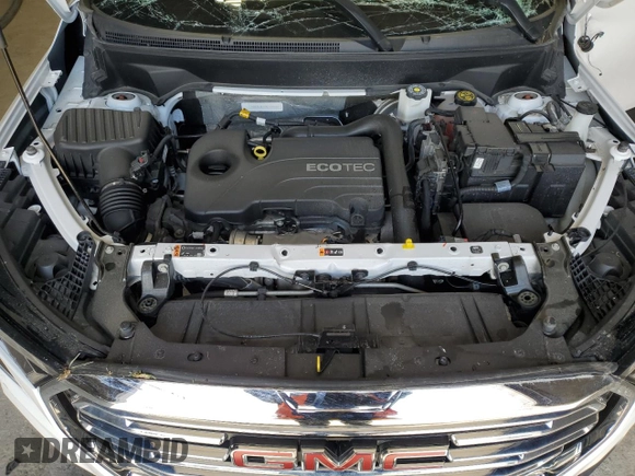 2022 GMC Terrain SLT with VIN 3GKALVEV0NL109666, listed as a Copart auction lot 57865495 with 75,738 mi miles and Salvage title. Bid and sale history available at DreamBid. Image 12.