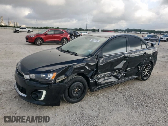 2016 Mitsubishi Lancer GT with VIN JA32U8FWXGU008597, listed as a Copart auction lot 59891435 with 131,632 mi miles and Salvage title. Bid and sale history available at DreamBid. Image 1.