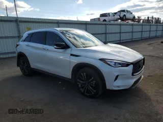 2022 Infiniti QX50 LUXE with VIN 3PCAJ5BB4NF107154, listed as a Copart auction lot 42531093 with 13,758 mi miles. Bid and sale history available at carsss.com. Image 4.