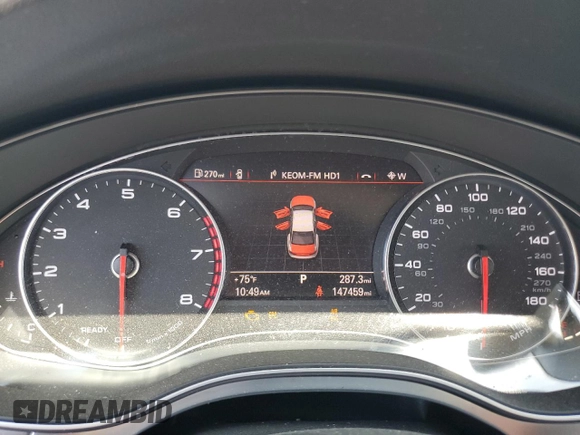 2016 Audi A6 Premium Plus z VIN WAUFGAFC2GN001576, wystawiony jako Copart lot #56293745 z przebiegiem 147 459 mil mil oraz Szkoda całkowita • Salvage title. Historia ofert i sprzedaży dostępna na DreamBid. Obrazek 9.