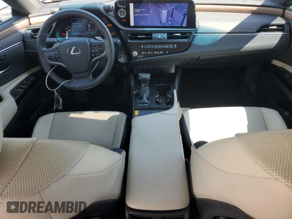 2023 Lexus ES with VIN 58ADA1C19PU027956, listed as a Copart auction lot 48801015 with 33,169 mi miles and Salvage Title. Bid and sale history available at carsss.com. Image 8.