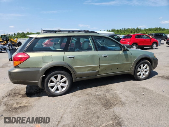 2006 Subaru Legacy Outback Limited with VIN 4S4BP62C467341654, listed as a Copart auction lot 58865145 with 298,826 mi miles and Clean title. Bid and sale history available at DreamBid. Image 3.