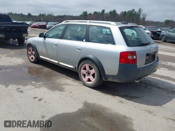 2004 Audi allroad A6 V8 with VIN WA1YD64B24N017052, listed as a IAAI auction lot 42085824 with 151,368 mi miles and . Bid and sale history available at DreamBid. Image 3.