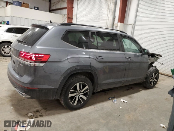 2022 Volkswagen Atlas SE z VIN 1V2LP2CA2NC559210, wystawiony jako Copart lot #44825045 z przebiegiem 43 511 mil mil oraz Szkoda całkowita • Salvage title. Historia ofert i sprzedaży dostępna na DreamBid. Obrazek 3.