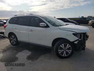 2017 Nissan Pathfinder S with VIN 5N1DR2MN8HC656610, listed as a Copart auction lot 59202795 with 109,262 mi miles and Salvage title. Bid and sale history available at DreamBid. Image 4.