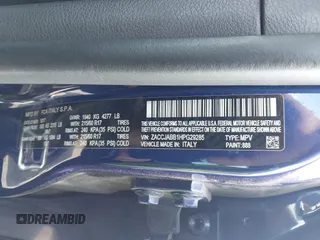 2017 Jeep Renegade Latitude z VIN ZACCJABB1HPG29285, wystawiony jako IAAI lot #42081075 z przebiegiem 62 311 mil mil oraz . Historia ofert i sprzedaży dostępna na DreamBid. Obrazek 9.