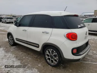 2014 FIAT 500L Trekking with VIN ZFBCFADH7EZ016087, listed as a Copart auction lot 36799254 with 133,852 mi miles and Salvage Title. Bid and sale history available at carsss.com. Image 2.